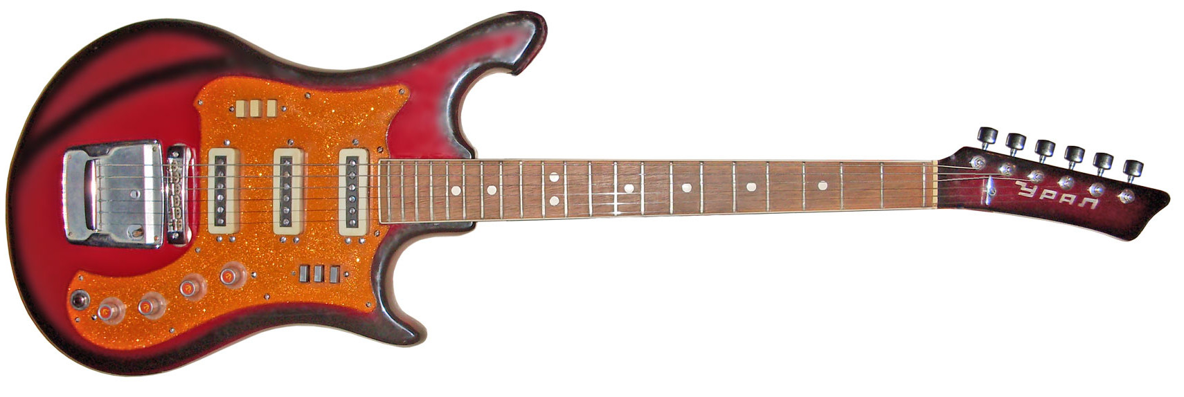 Бас-гитара Урал 510Л SS Natural Burst Russia 1980s