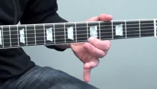 постановка левой руки при игре на гитаре