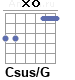 Аккорд Csus/G