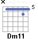 Аккорд Dm11