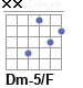 Аккорд Dm-5/F