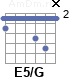 Аккорд E5/G