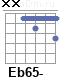 Аккорд Eb65-