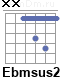 Аккорд Ebmsus2