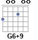 Аккорд G6+9