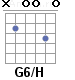 Аккорд G6/H