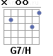 Аккорд G7/H