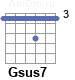 Аккорд Gsus7