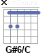 Аккорд G#6/C